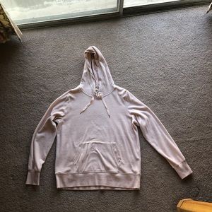 H&M pink velvet sweatshirt